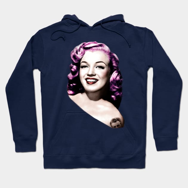 Rockabilly Marilyn Hoodie by tamsinlucie